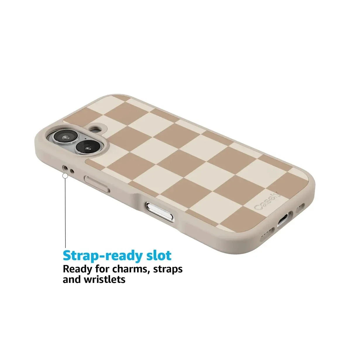 Fit Check | Neutral Checkerboard Case iPhone Case get.casely