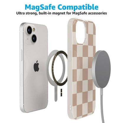 Fit Check | Neutral Checkerboard Case iPhone Case get.casely