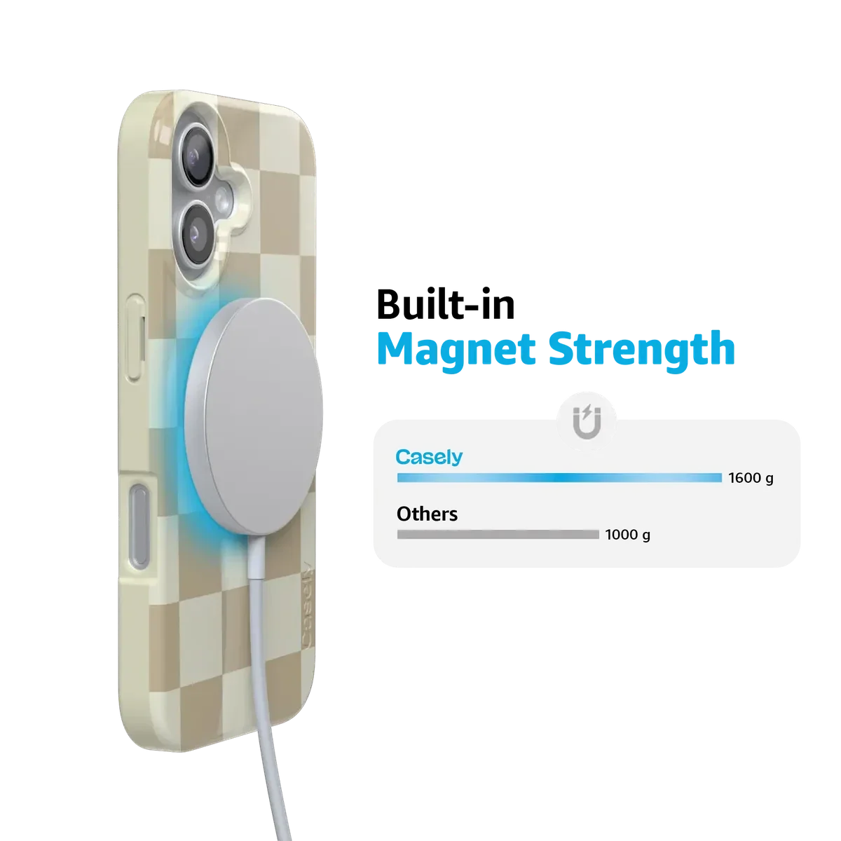 Fit Check | Neutral Checkerboard Case iPhone Case get.casely
