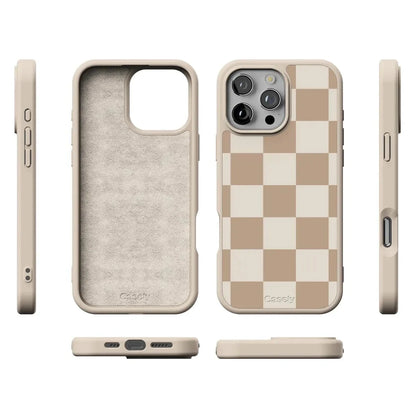 Fit Check | Neutral Checkerboard Case iPhone Case get.casely