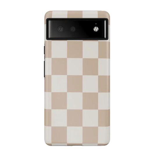 Fit Check | Neutral Checkerboard Google Pixel Case Google Pixel Case Casetry Essential Google Pixel 6