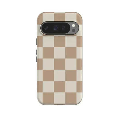 Fit Check | Neutral Checkerboard Google Pixel Case Google Pixel Case Casetry Essential + MagSafe® Google Pixel 10 Pro