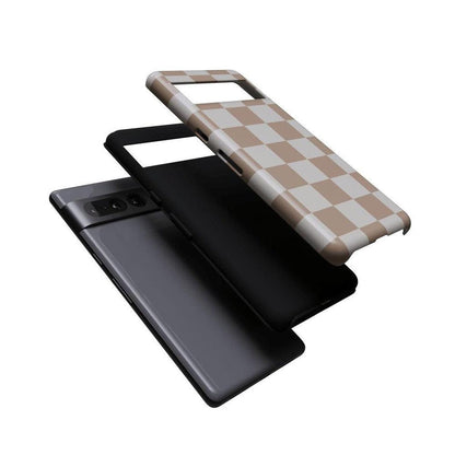 Fit Check | Neutral Checkerboard Google Pixel Case Google Pixel Case Casetry