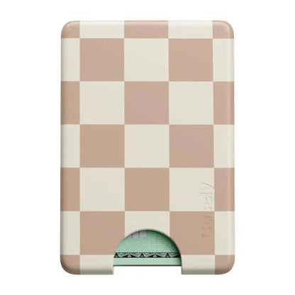 Fit Check | Neutral Checkerboard MagWallet MagWallet get.casely