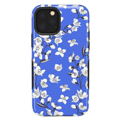 Floral Forest | Blue Cherry Blossom Floral Case iPhone Case get.casely Bold iPhone 11 Pro