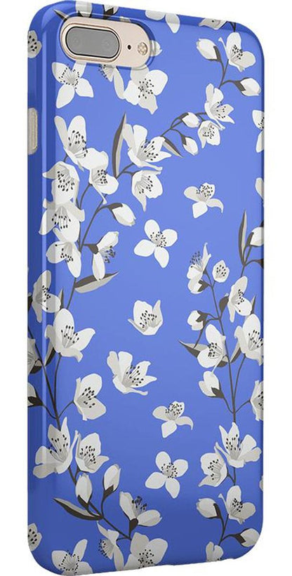 Floral Forest | Blue Cherry Blossom Floral Case iPhone Case get.casely