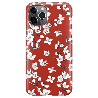 Floral Forest | Red Cherry Blossom Floral Case iPhone Case get.casely Classic iPhone 11 Pro