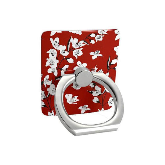 Floral Forest | Red Cherry Blossom Floral Phone Ring Phone Ring get.casely