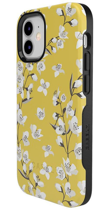 Floral Forest | Yellow Cherry Blossom Floral Case iPhone Case get.casely