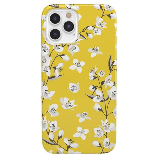 Floral Forest | Yellow Cherry Blossom Floral Case iPhone Case get.casely