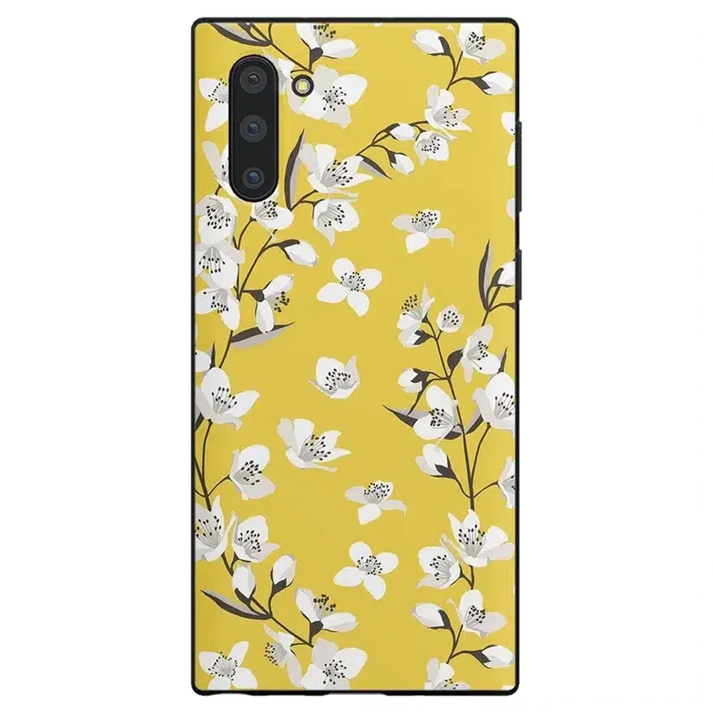 Floral Forest | Yellow Cherry Blossom Floral Samsung Case Samsung Case get.casely Classic Galaxy Note 10 Plus