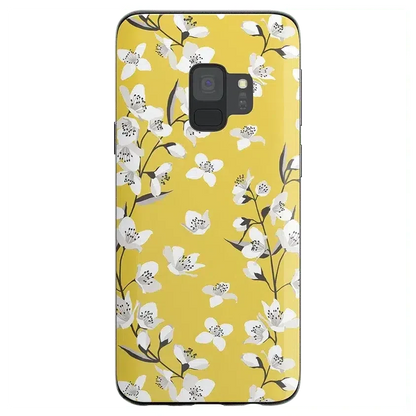 Floral Forest | Yellow Cherry Blossom Floral Samsung Case Samsung Case get.casely