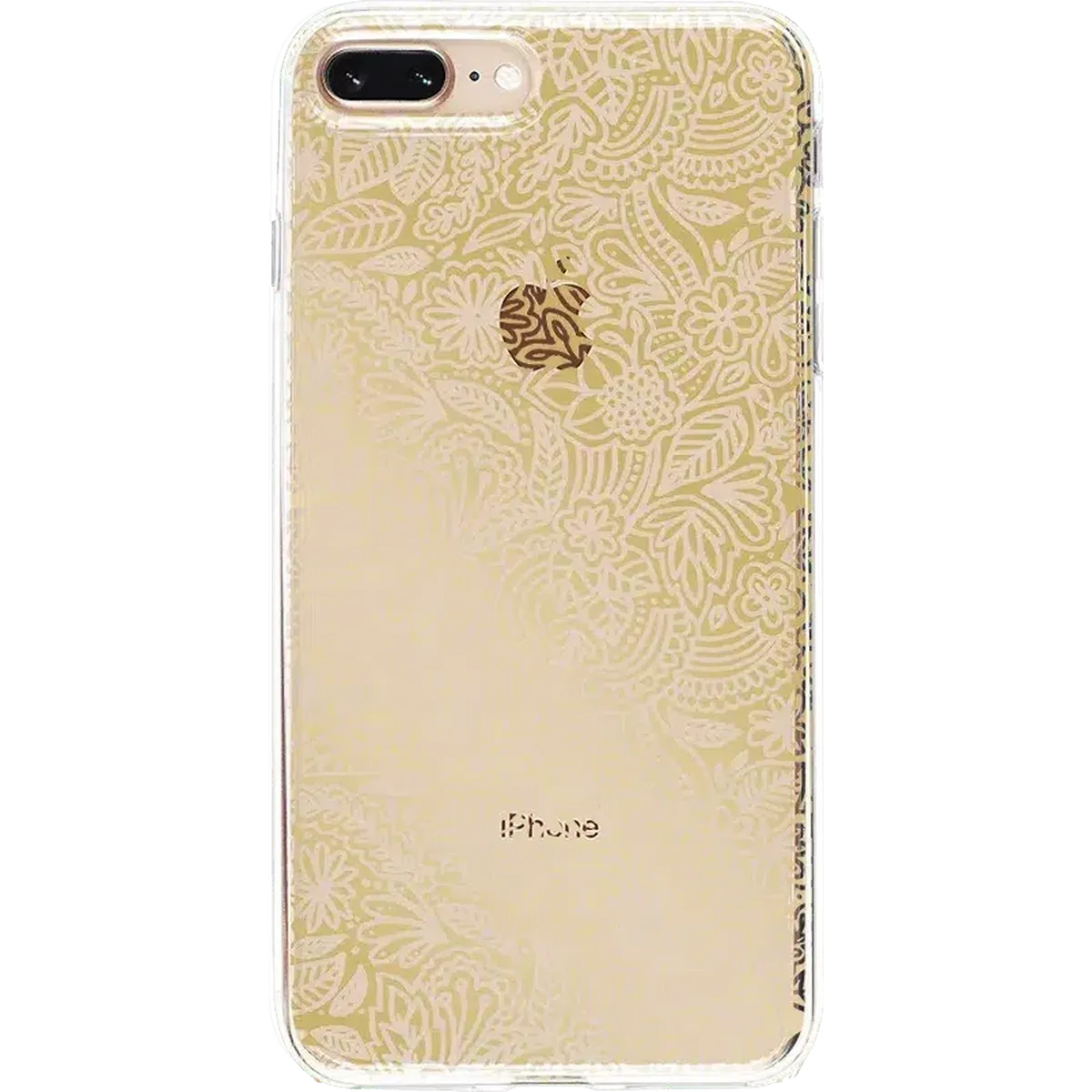 Floral Mandala | Rose Gold Clear Case iPhone Case get.casely Classic iPhone 6/7/8 Plus