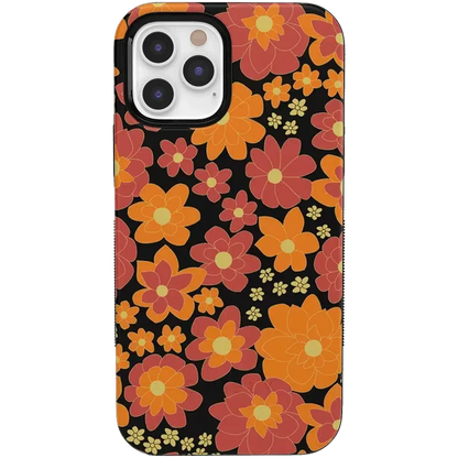 Flower Child | Bright Retro Floral Case iPhone Case get.casely Bold iPhone 12 Pro