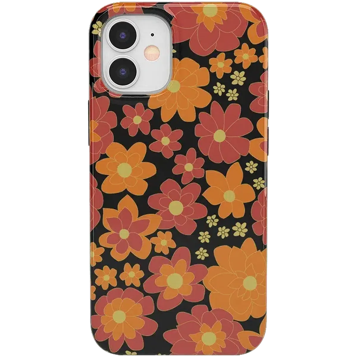 Flower Child | Bright Retro Floral Case iPhone Case get.casely Classic iPhone 12 Mini
