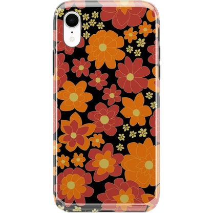 Flower Child | Bright Retro Floral Case iPhone Case get.casely Classic iPhone XR