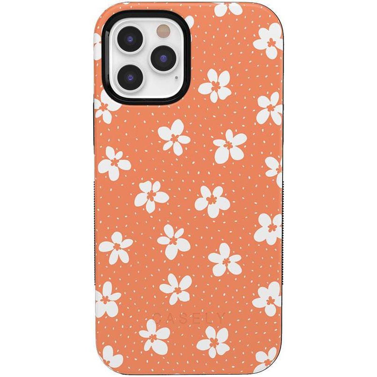 Flower My World | Burnt Orange Floral Case iPhone Case get.casely Bold iPhone 12 Pro