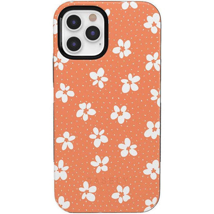 Flower My World | Burnt Orange Floral Case iPhone Case get.casely Bold iPhone 12 Pro