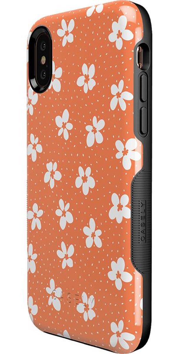 Flower My World | Burnt Orange Floral Case iPhone Case get.casely