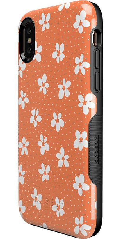 Flower My World | Burnt Orange Floral Case iPhone Case get.casely