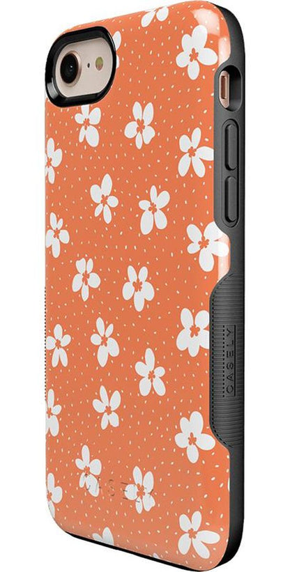 Flower My World | Burnt Orange Floral Case iPhone Case get.casely