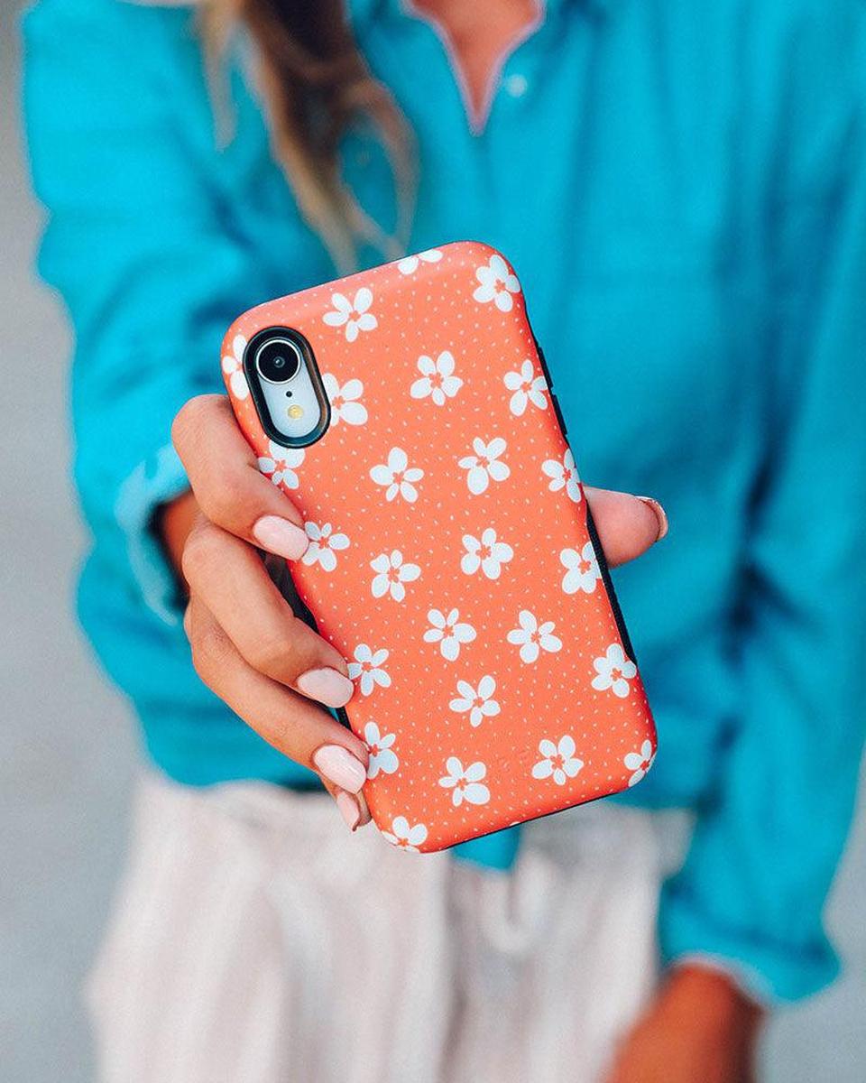Flower My World | Burnt Orange Floral Case iPhone Case get.casely