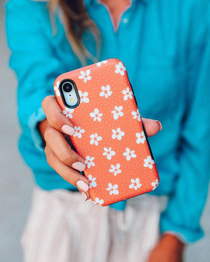 Flower My World | Burnt Orange Floral Case iPhone Case get.casely