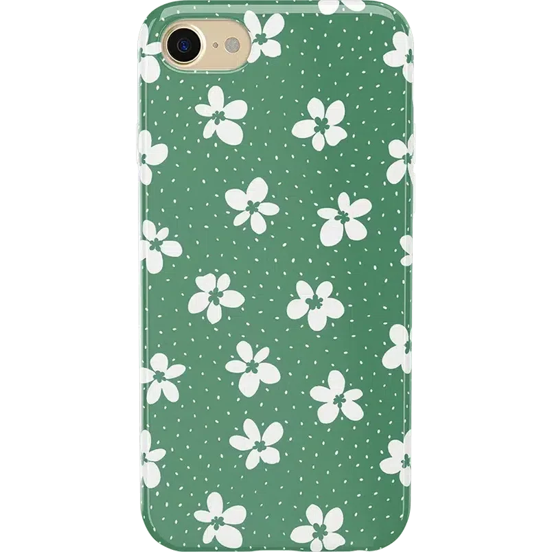 Flower My World | Jade Green Floral Case iPhone Case get.casely Classic iPhone 6/7/8