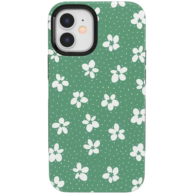 Flower My World | Jade Green Floral Case iPhone Case get.casely