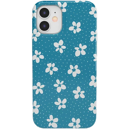 Flower My World | Ocean Blue Floral Case iPhone Case get.casely