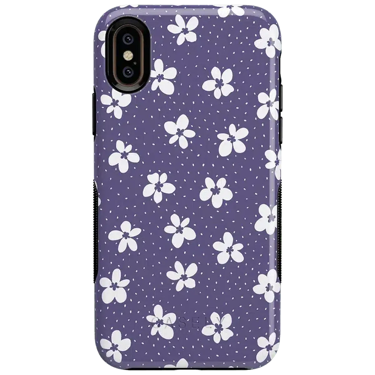 Flower My World | Purple Mauve Floral Case iPhone Case get.casely Bold iPhone XS Max