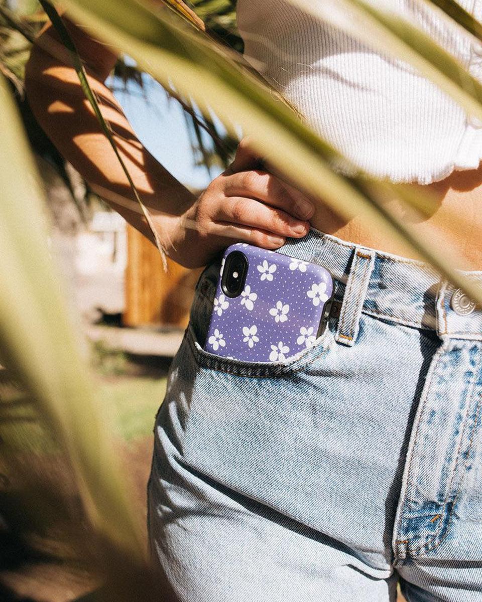 Flower My World | Purple Mauve Floral Case iPhone Case get.casely