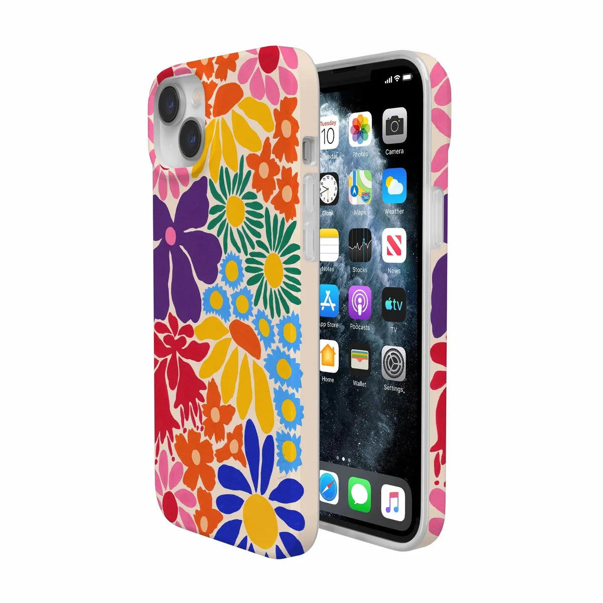 Flower Patch | Multi-Color Floral Case iPhone Case get.casely