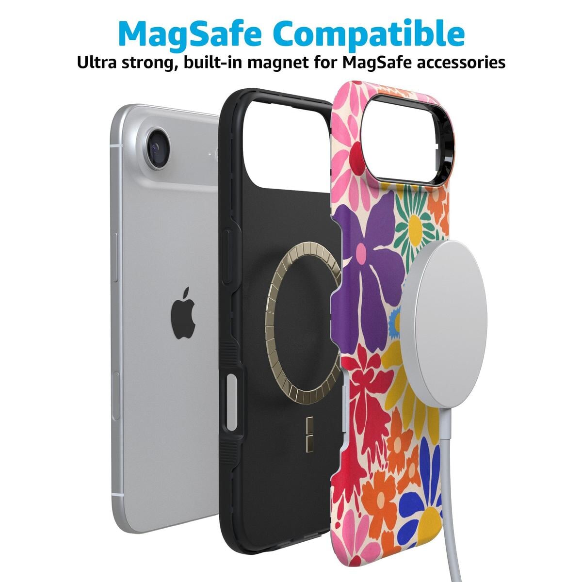 Flower Patch | Multi-Color Floral Case iPhone Case get.casely