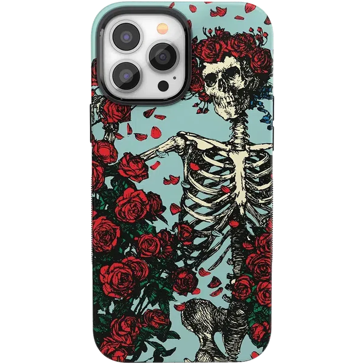 Forever Grateful | Grateful Dead Skeleton Floral Case iPhone Case Grateful Dead Bold + MagSafe® iPhone 13 Pro Max