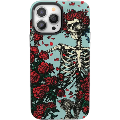 Forever Grateful | Grateful Dead Skeleton Floral Case iPhone Case Grateful Dead Bold + MagSafe® iPhone 13 Pro Max