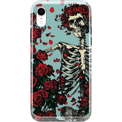 Forever Grateful | Grateful Dead Skeleton Floral Case iPhone Case Grateful Dead Classic iPhone XR