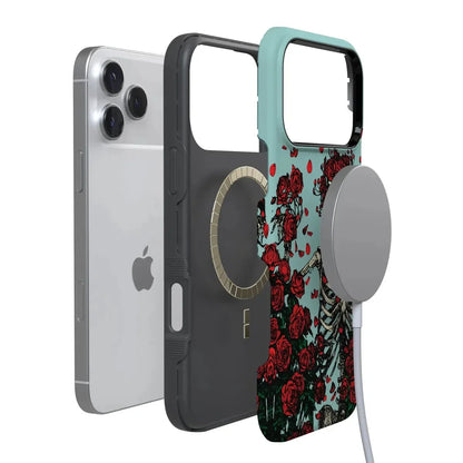 Forever Grateful | Grateful Dead Skeleton Floral Case iPhone Case Grateful Dead