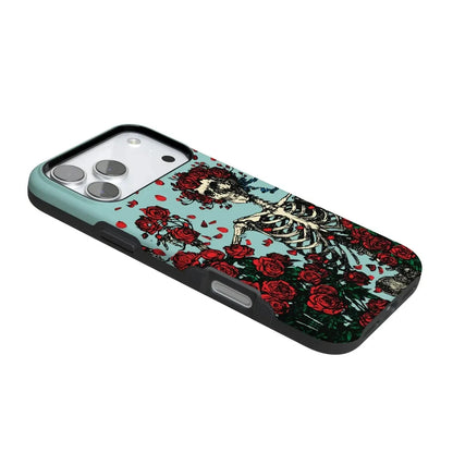 Forever Grateful | Grateful Dead Skeleton Floral Case iPhone Case Grateful Dead