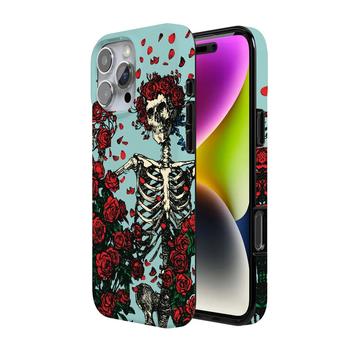 Forever Grateful | Grateful Dead Skeleton Floral Case iPhone Case Grateful Dead