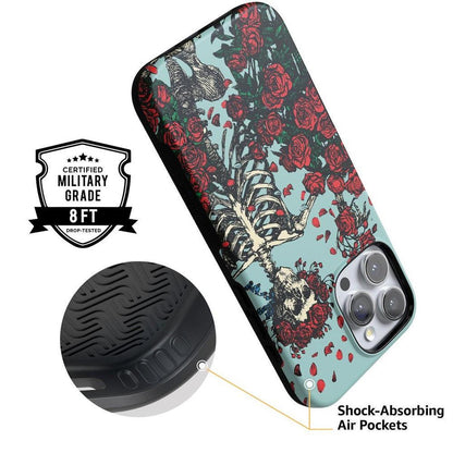 Forever Grateful | Grateful Dead Skeleton Floral Case iPhone Case Grateful Dead
