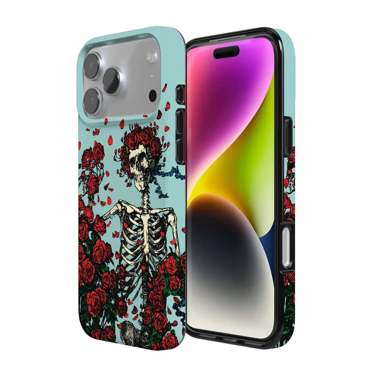 Forever Grateful | Grateful Dead Skeleton Floral Case iPhone Case Grateful Dead