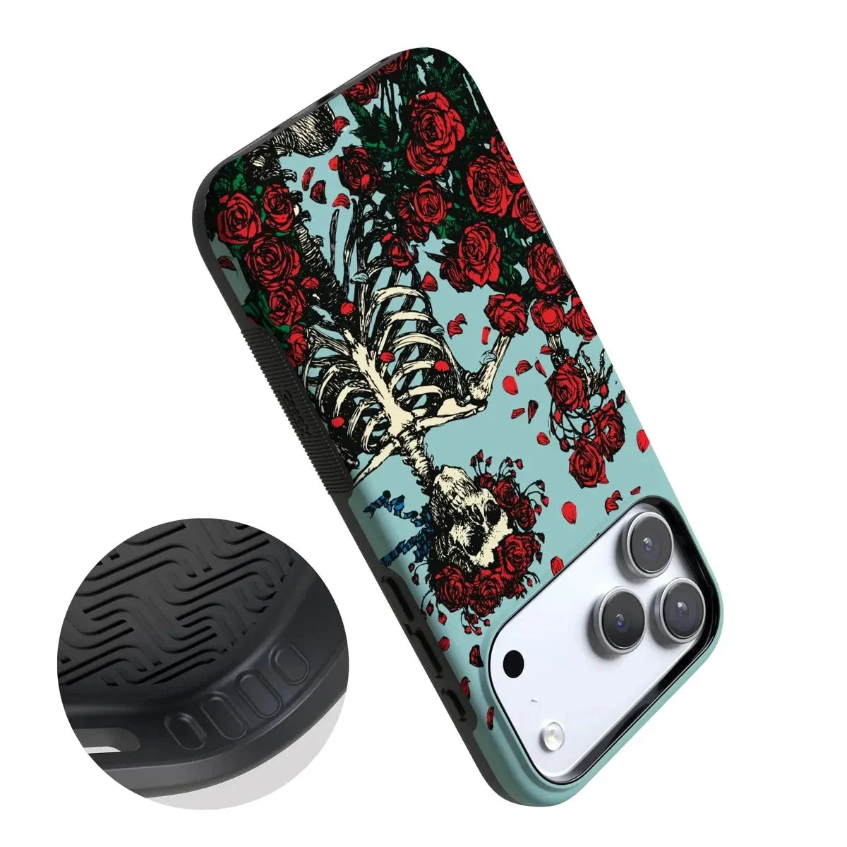 Forever Grateful | Grateful Dead Skeleton Floral Case iPhone Case Grateful Dead