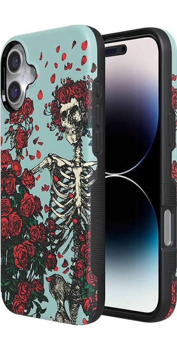 Forever Grateful | Grateful Dead Skeleton Floral Case iPhone Case Grateful Dead