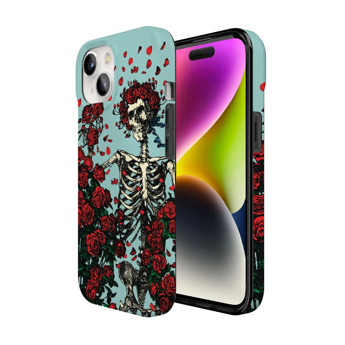 Forever Grateful | Grateful Dead Skeleton Floral Case iPhone Case Grateful Dead