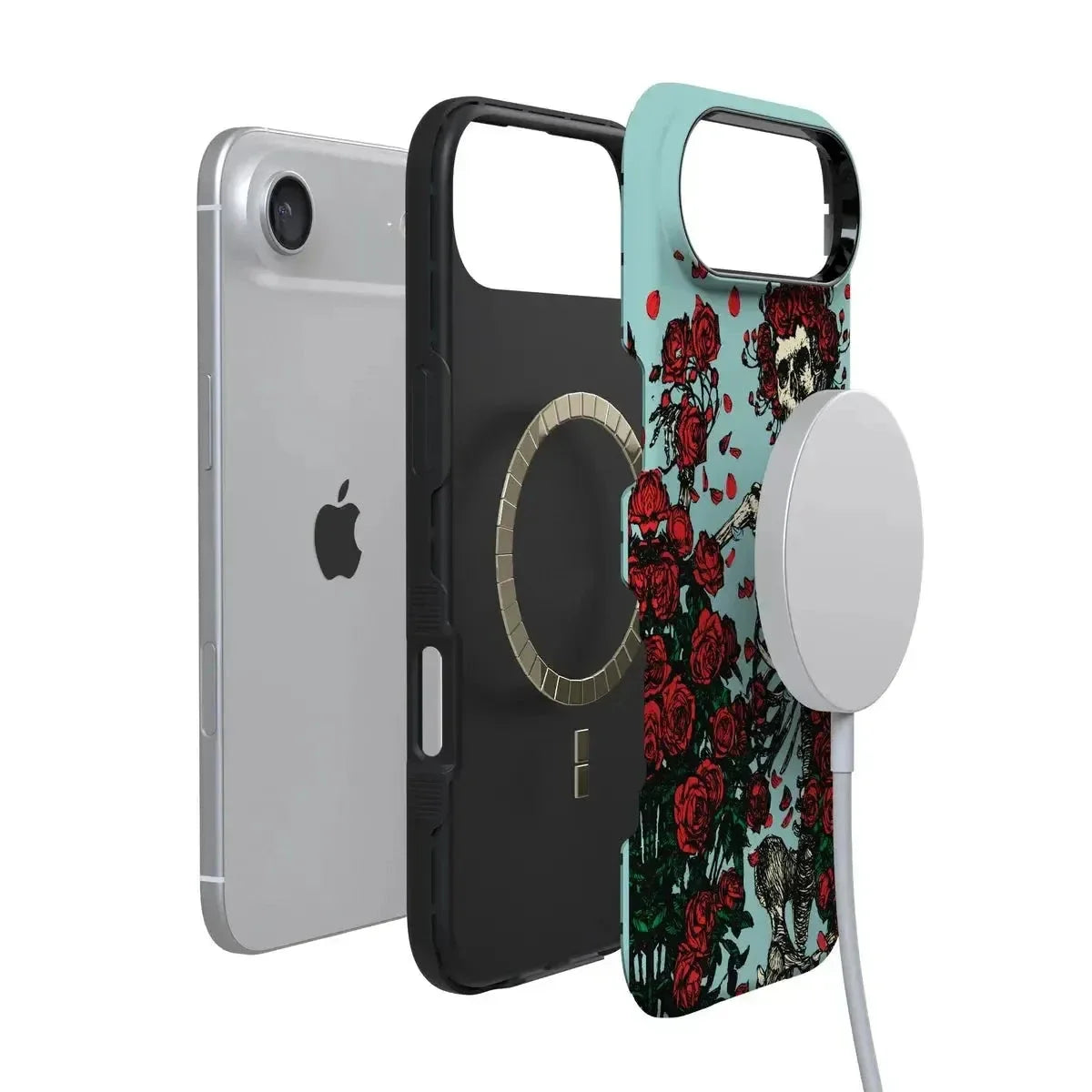 Forever Grateful | Grateful Dead Skeleton Floral Case iPhone Case Grateful Dead