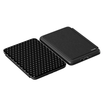 On the Dot | White Polka Dot Kindle Case