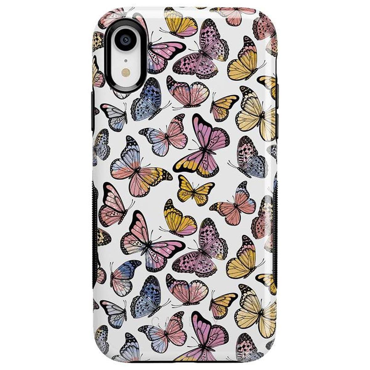 Free Spirit | Rainbow Butterfly Case iPhone Case get.casely Bold iPhone XR