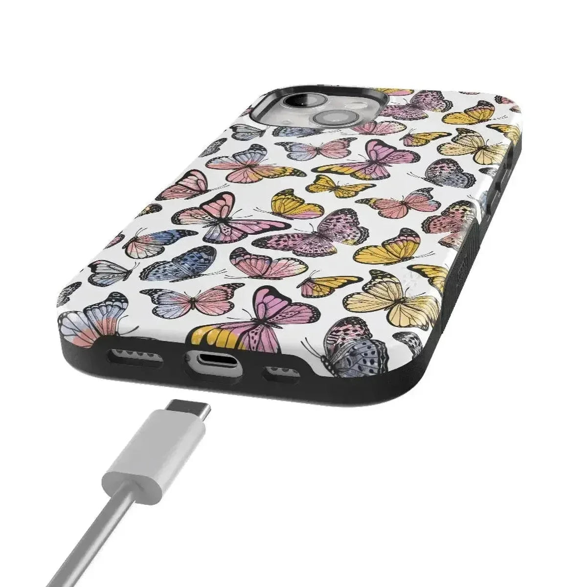 Free Spirit | Rainbow Butterfly Case iPhone Case get.casely