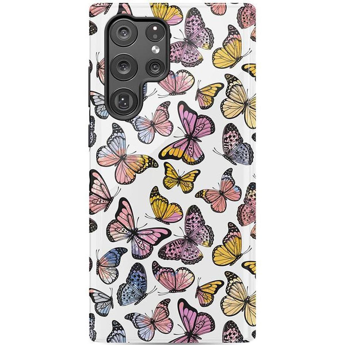 Free Spirit | Rainbow Butterfly Samsung Case Samsung Case get.casely Essential Galaxy S22 Plus